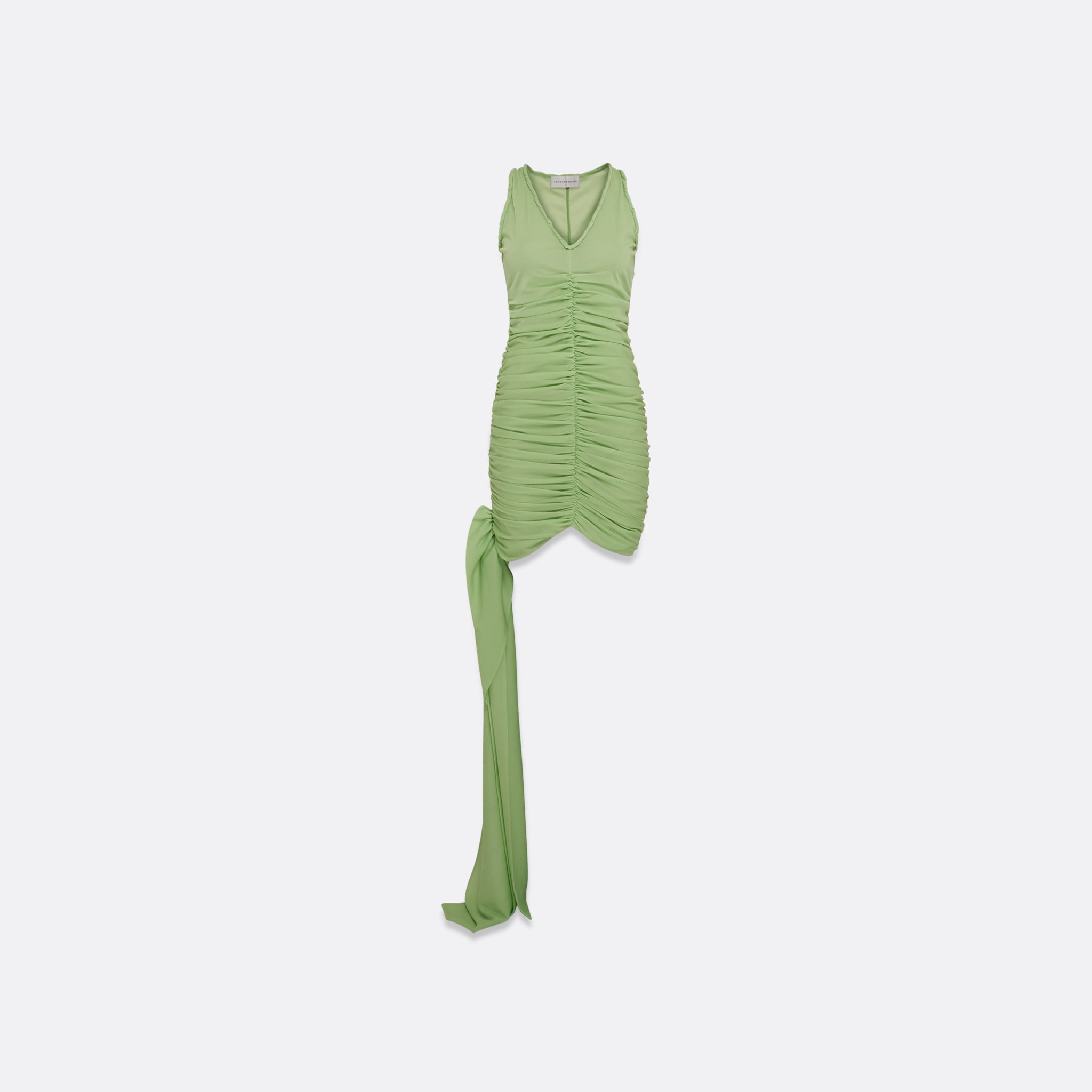 RUCHED SHORT DRESS