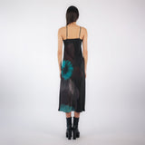 FLORAL SILK CREPE DE CHINE SLIP DRESS | ARIANA ISHAIRZAY