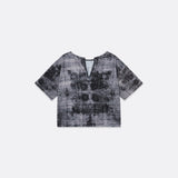 BLACK TEXTURE T-SHIRT | Martina La Gatta