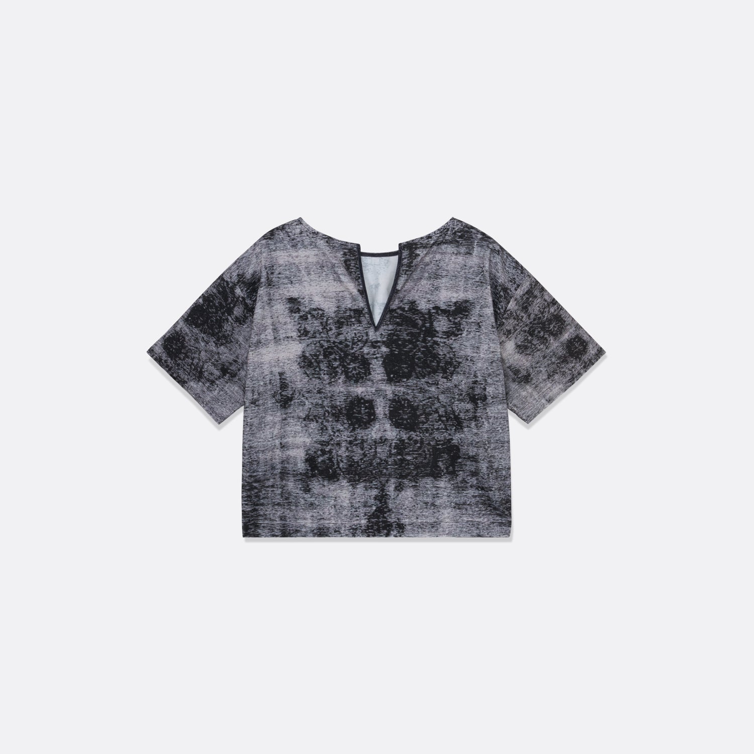 BLACK TEXTURE T-SHIRT | Martina La Gatta