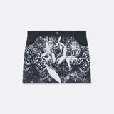 BLACK & WHITE PRINTED SKIRT | Sarah Lopez