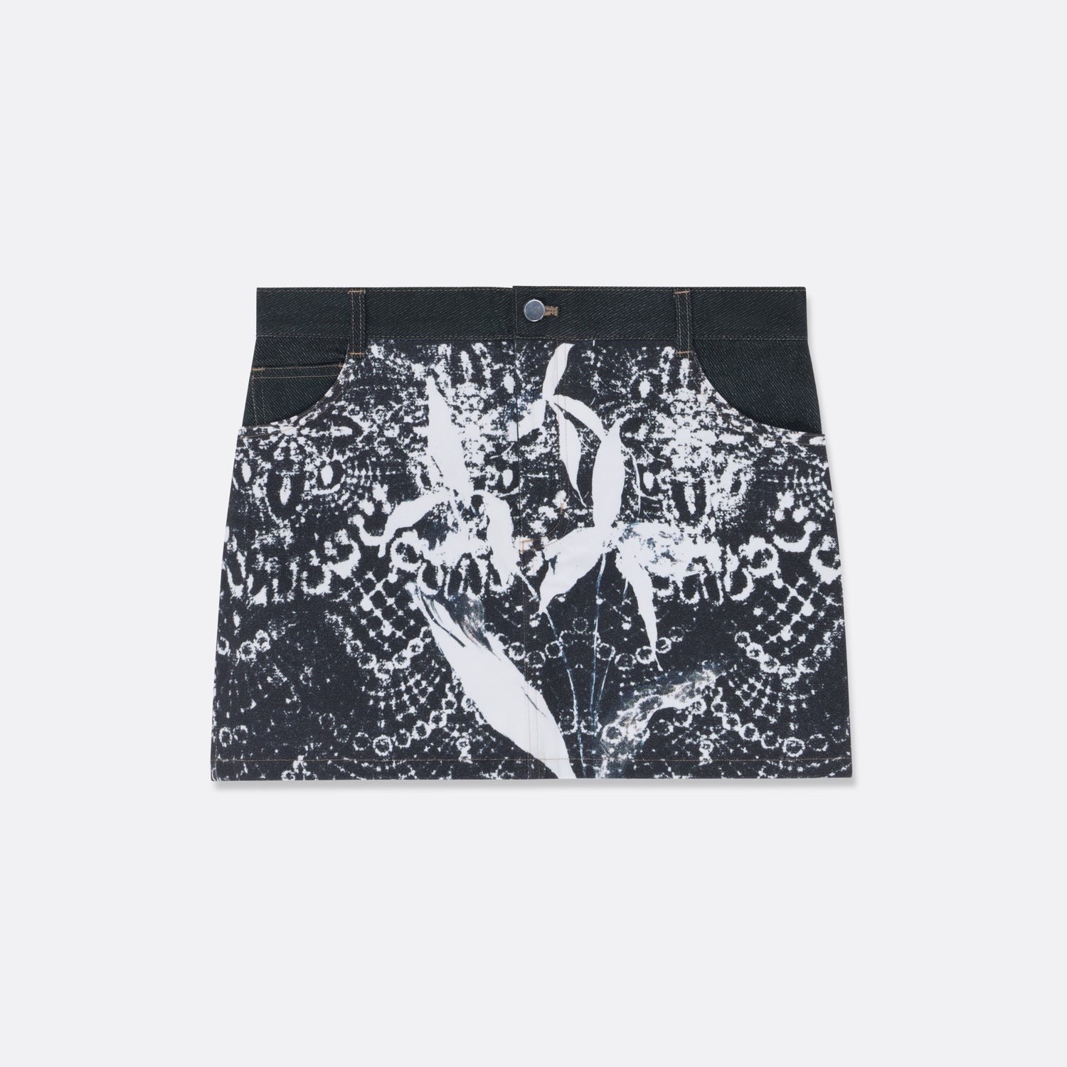 BLACK & WHITE PRINTED SKIRT | Sarah Lopez