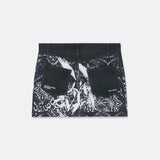 BLACK & WHITE PRINTED SKIRT | Sarah Lopez