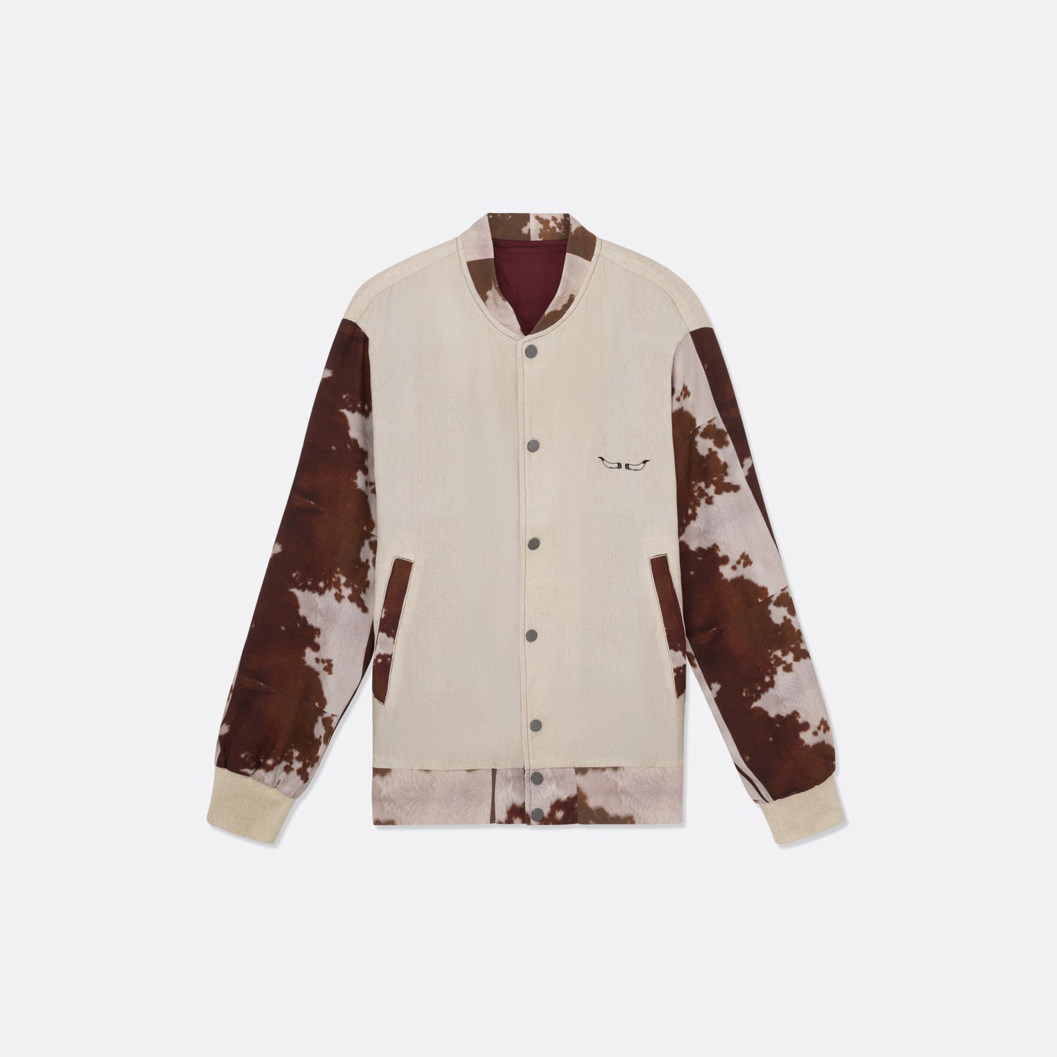 COW PRINT VARSITY JACKET | Maša Ivanović