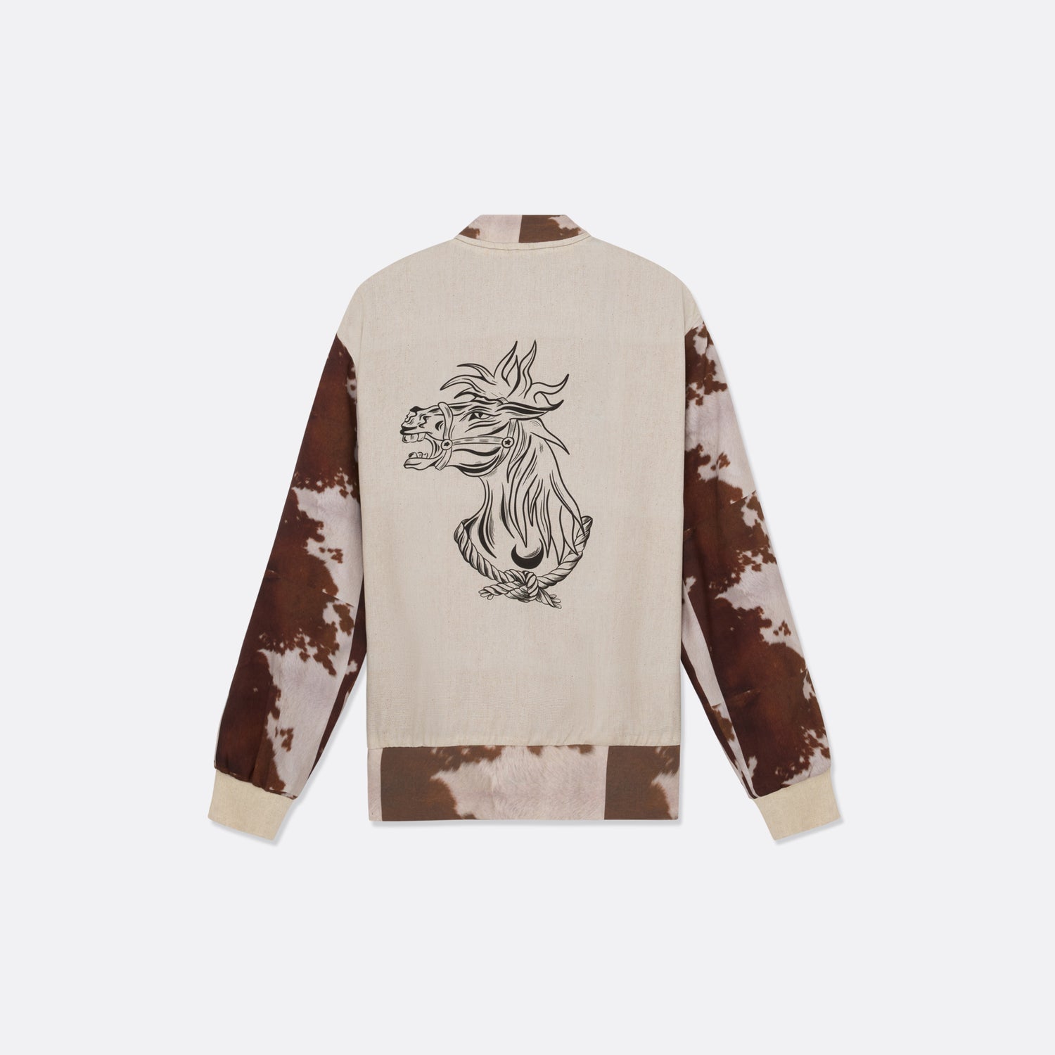 COW PRINT VARSITY JACKET | Maša Ivanović