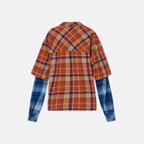 DOUBLE SLEEVE CHECK SHIRT