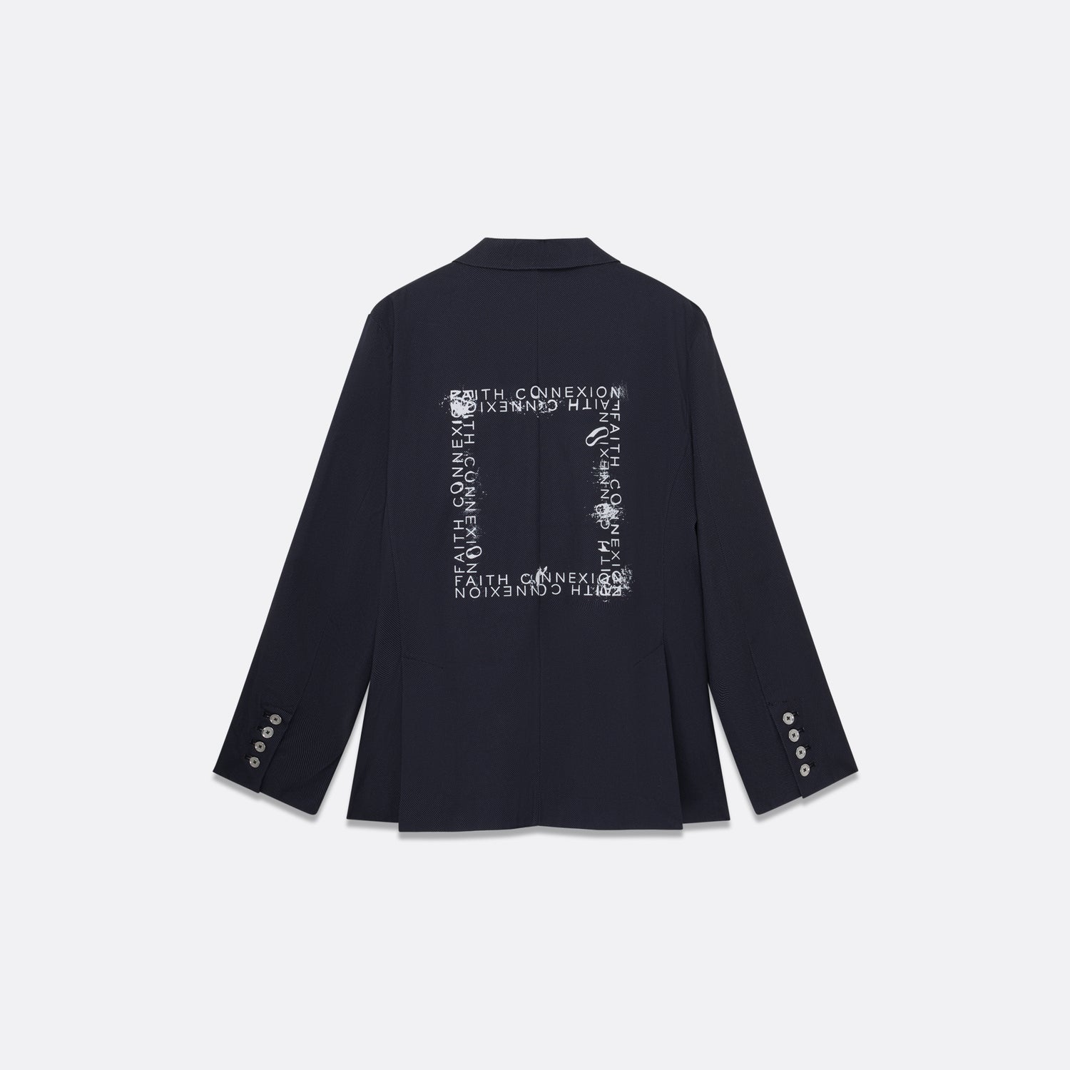 PRINTED BACK COTTON JACKET