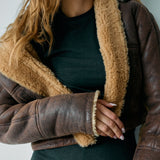 LEATHER BOMBARDIER UNISEX