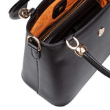 LEATHER HANDBAG AND MATCHING PURSE SET | Marco Castelli