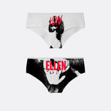STEAMY! PRINTED PANTIES | Ellen Von Unwerth