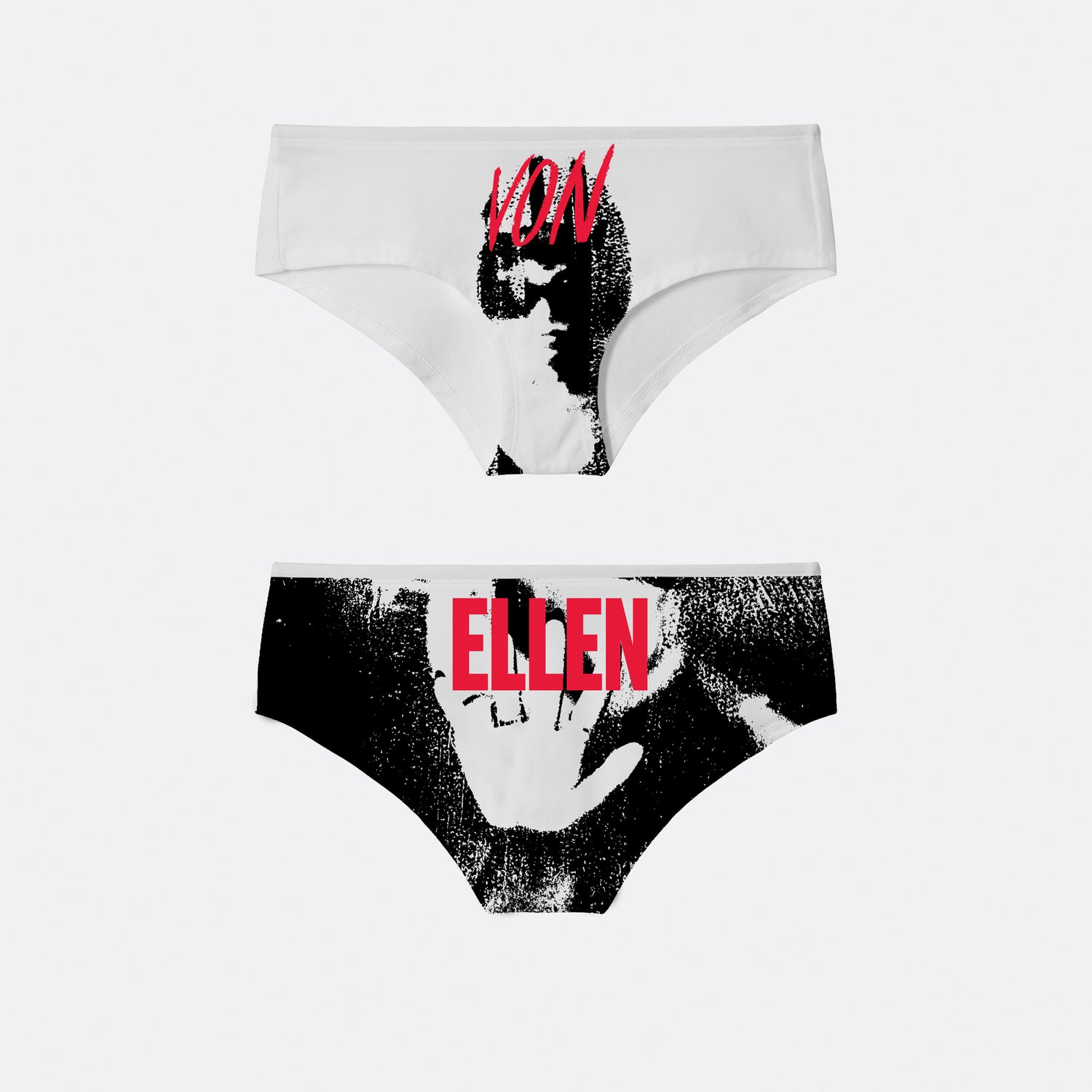 STEAMY! PRINTED PANTIES | Ellen Von Unwerth