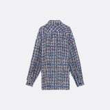 OVERSIZED TWEED SHIRT UNISEX