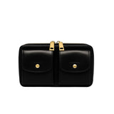 LEATHER HANDBAG AND MATCHING PURSE SET | Marco Castelli