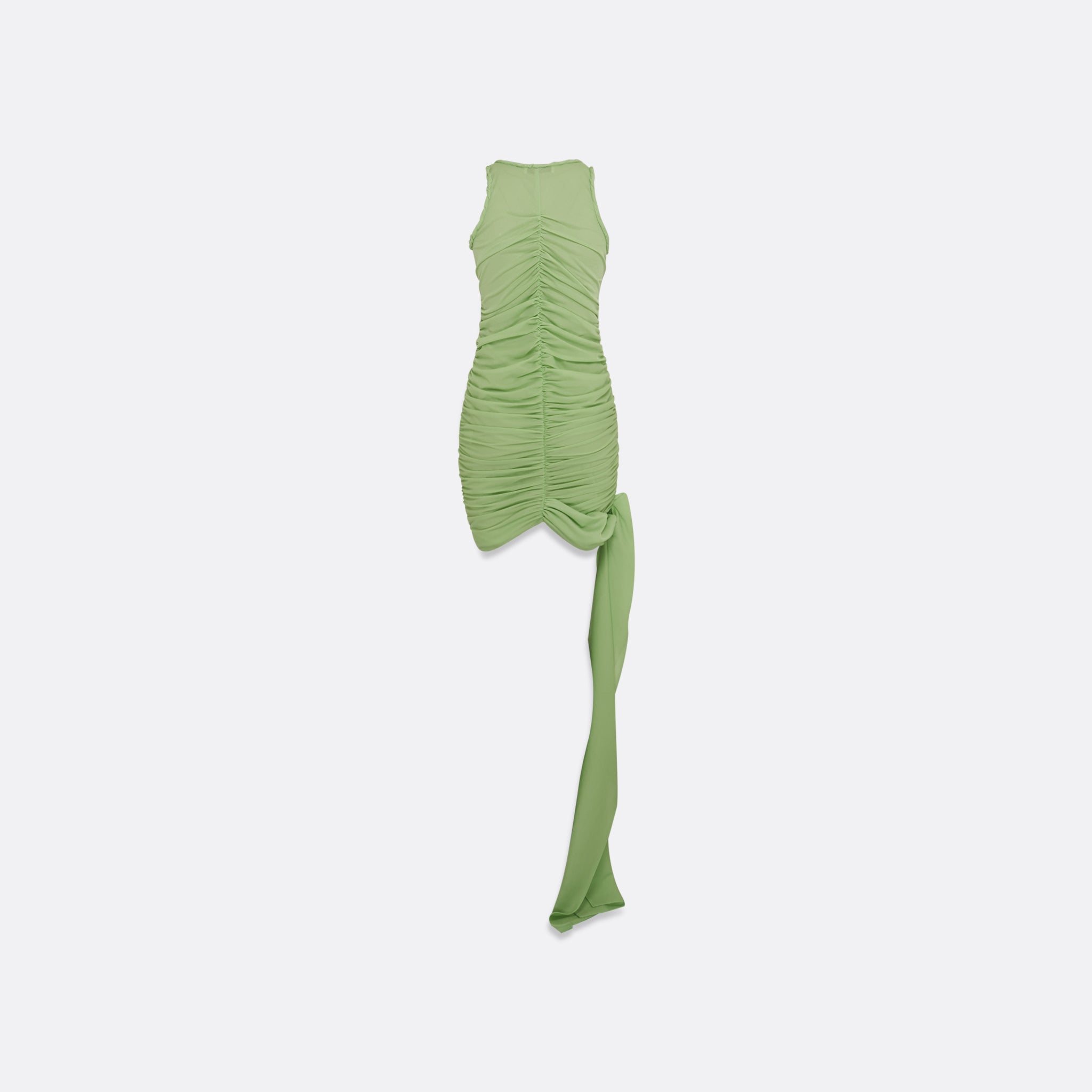 RUCHED SHORT DRESS - THE IT DRESS Green / 34 RUCHED SHORT DRESS - THE IT DRESS Green / 34