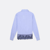 PYJAMA SHIRT WITH LACE DETAILS