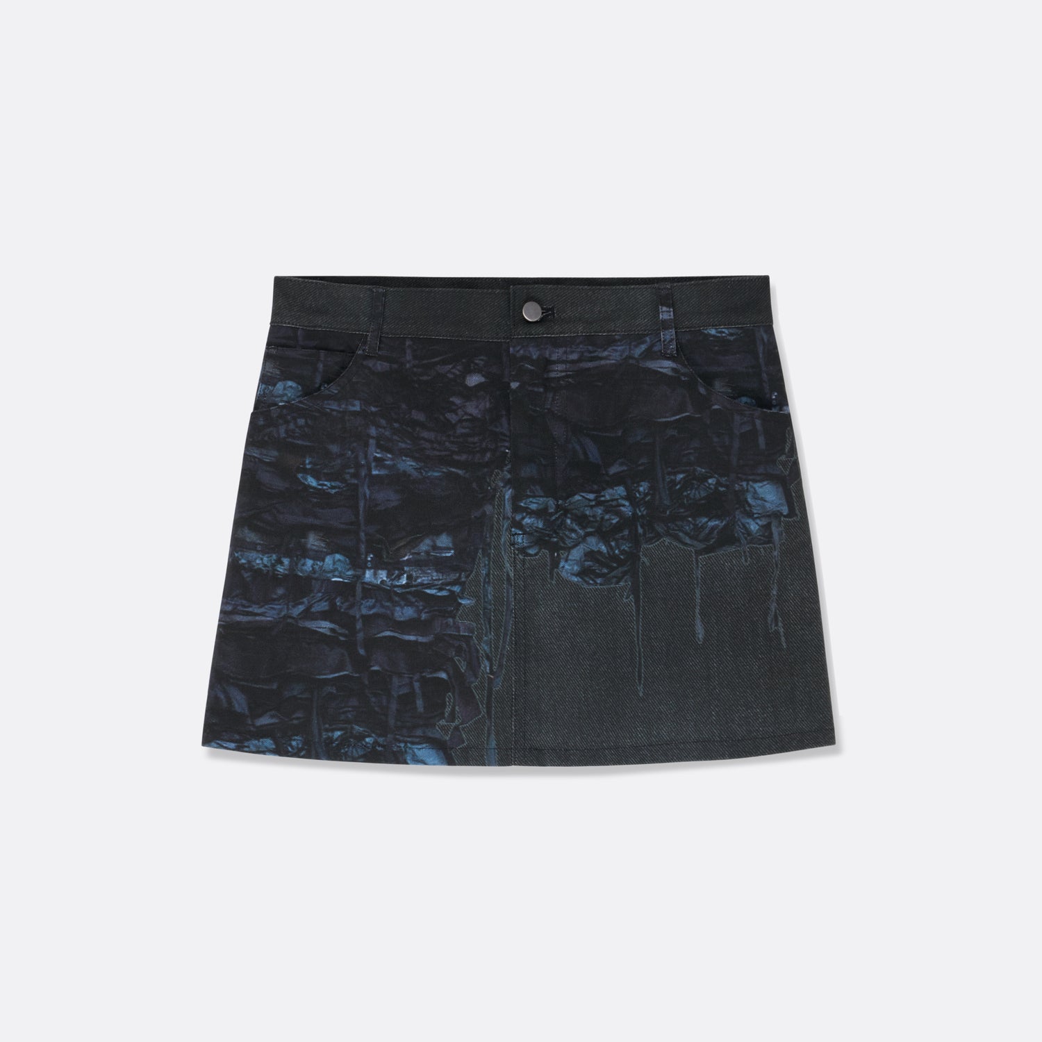 TROMPE L'OEIL PRINT SKIRT | EDGAR AGUILAR