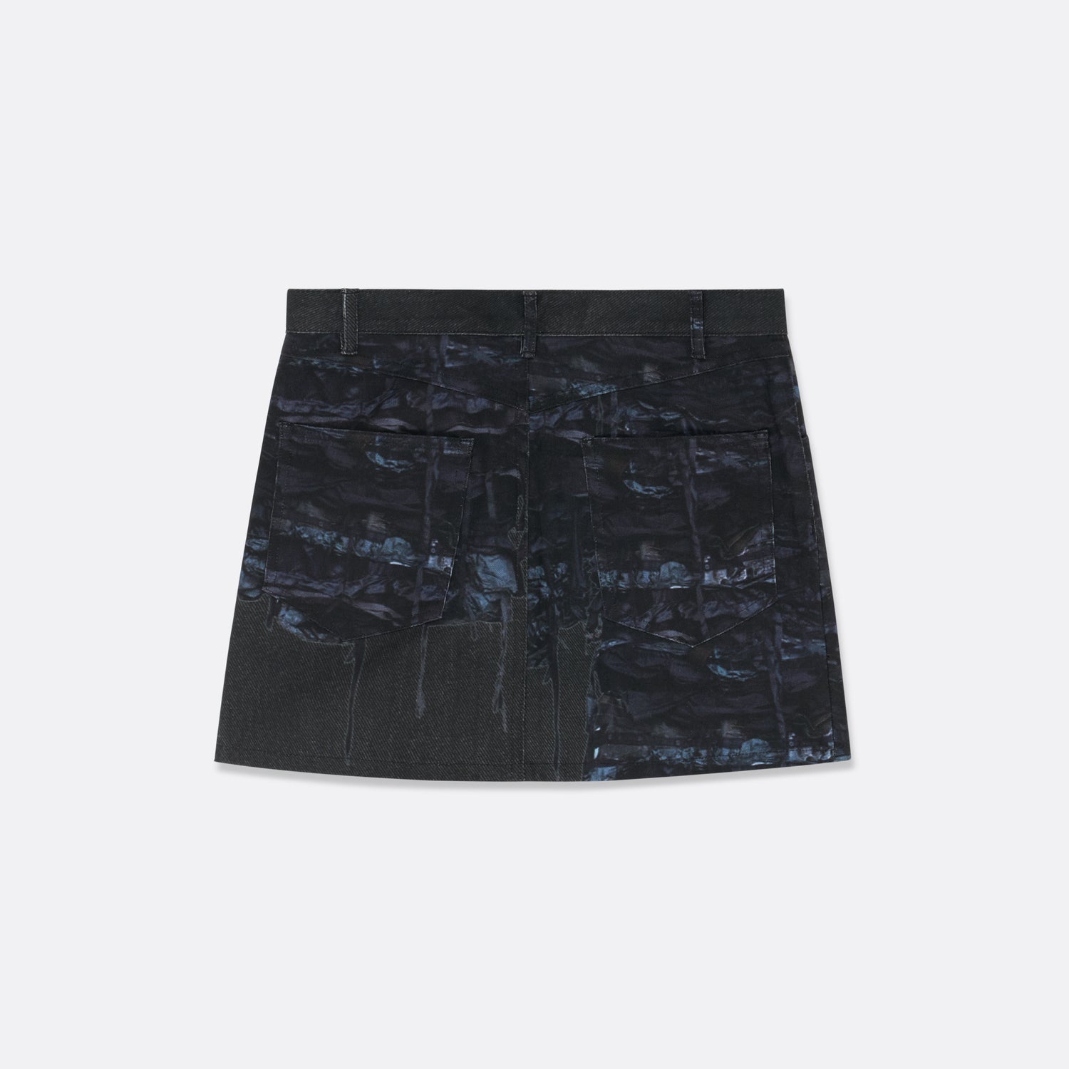 TROMPE L'OEIL PRINT SKIRT | EDGAR AGUILAR