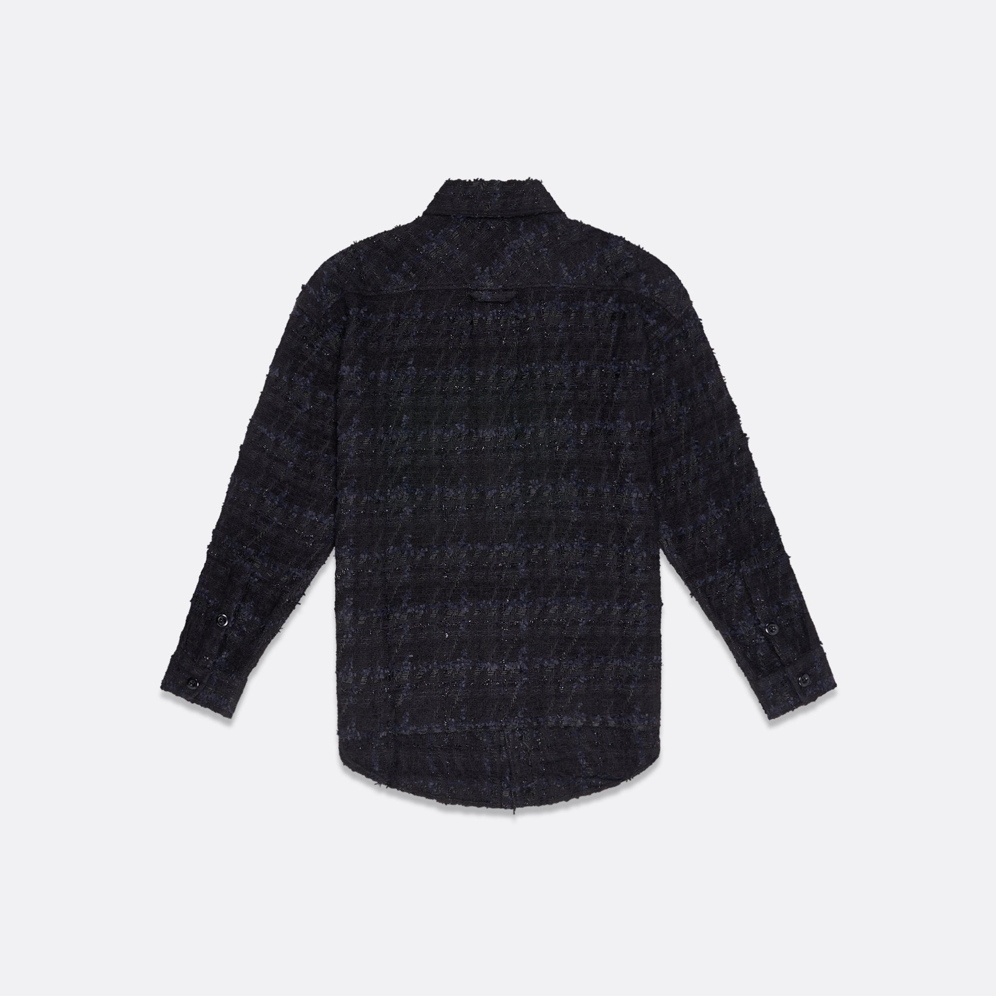 マルモア 【marmors】tweed fringe shirt BLACK marmors【マルモア】 tweed fringe shirt BLACK (0224301073)