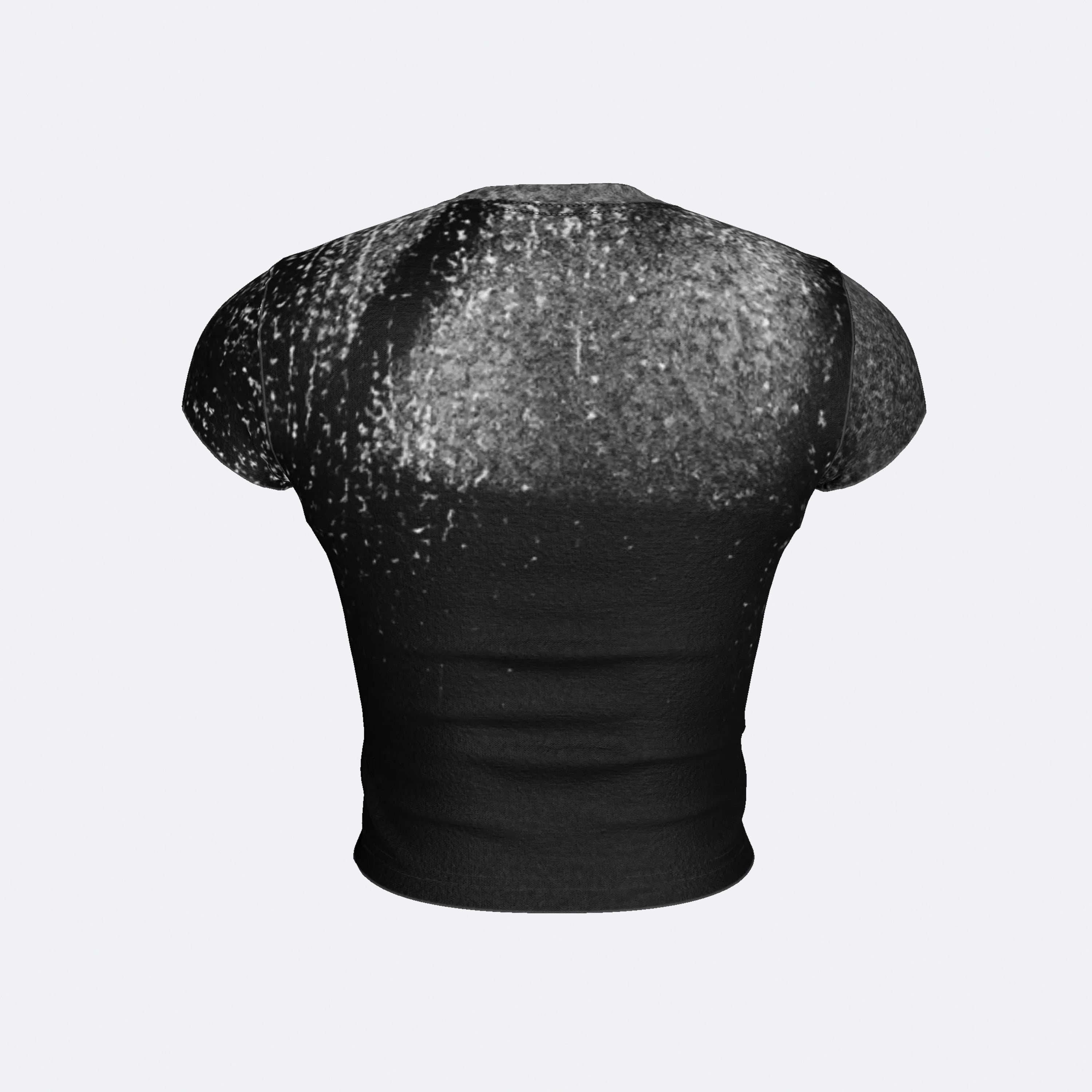 STEAMY! CROPPED PRINTED BABY T-SHIRT | Ellen Von Unwerth