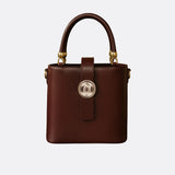 LEATHER HANDBAG AND MATCHING PURSE SET | Marco Castelli