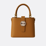 LEATHER HANDBAG AND MATCHING PURSE SET | Marco Castelli