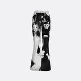 BELL BOTTOM PRINTED PANTS | Ellen Von Unwerth