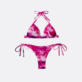 SCARLETT ROSE PRINTED BIKINI | Ellen Von Unwerth