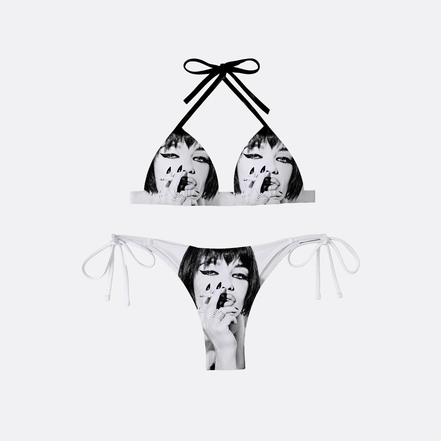 ET OUI JE FUME! PRINTED BIKINI | Ellen Von Unwerth