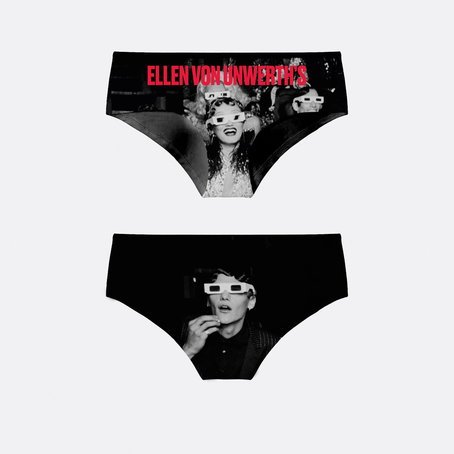 3D2! PRINTED PANTIES | Ellen Von Unwerth