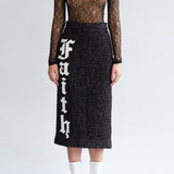 BLACK LACE BODYSUIT - Faith Connexion